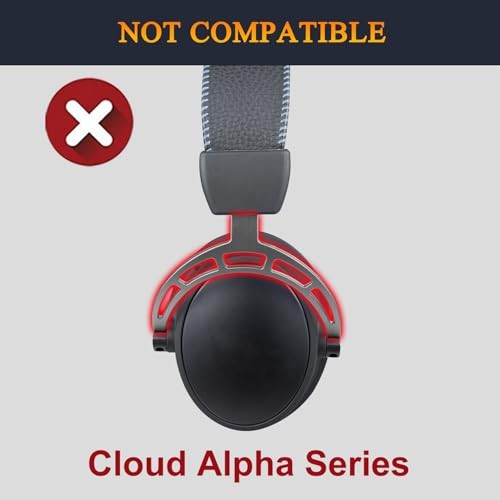 Mesh Fabric Earpads for HyperX Cloud Black