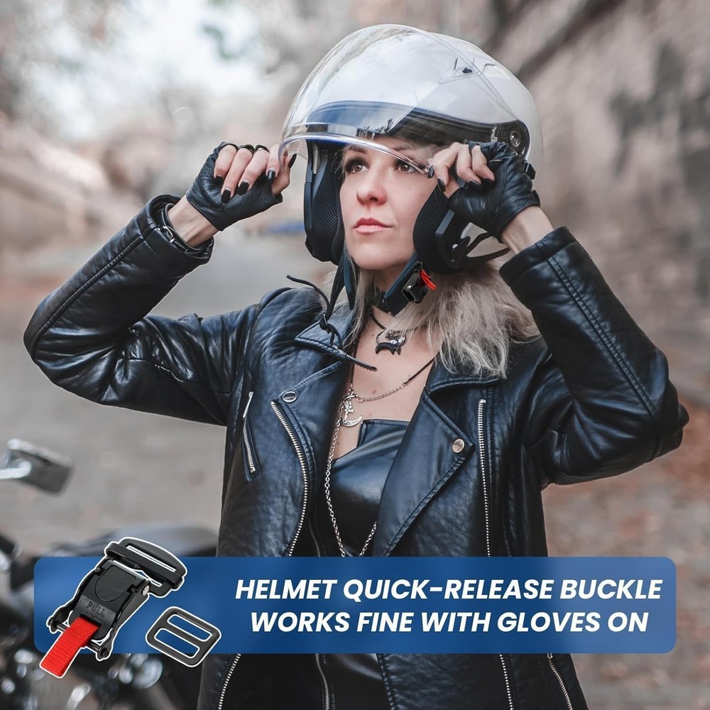 Motorcycle Helmet Quick Release Buckle Kit