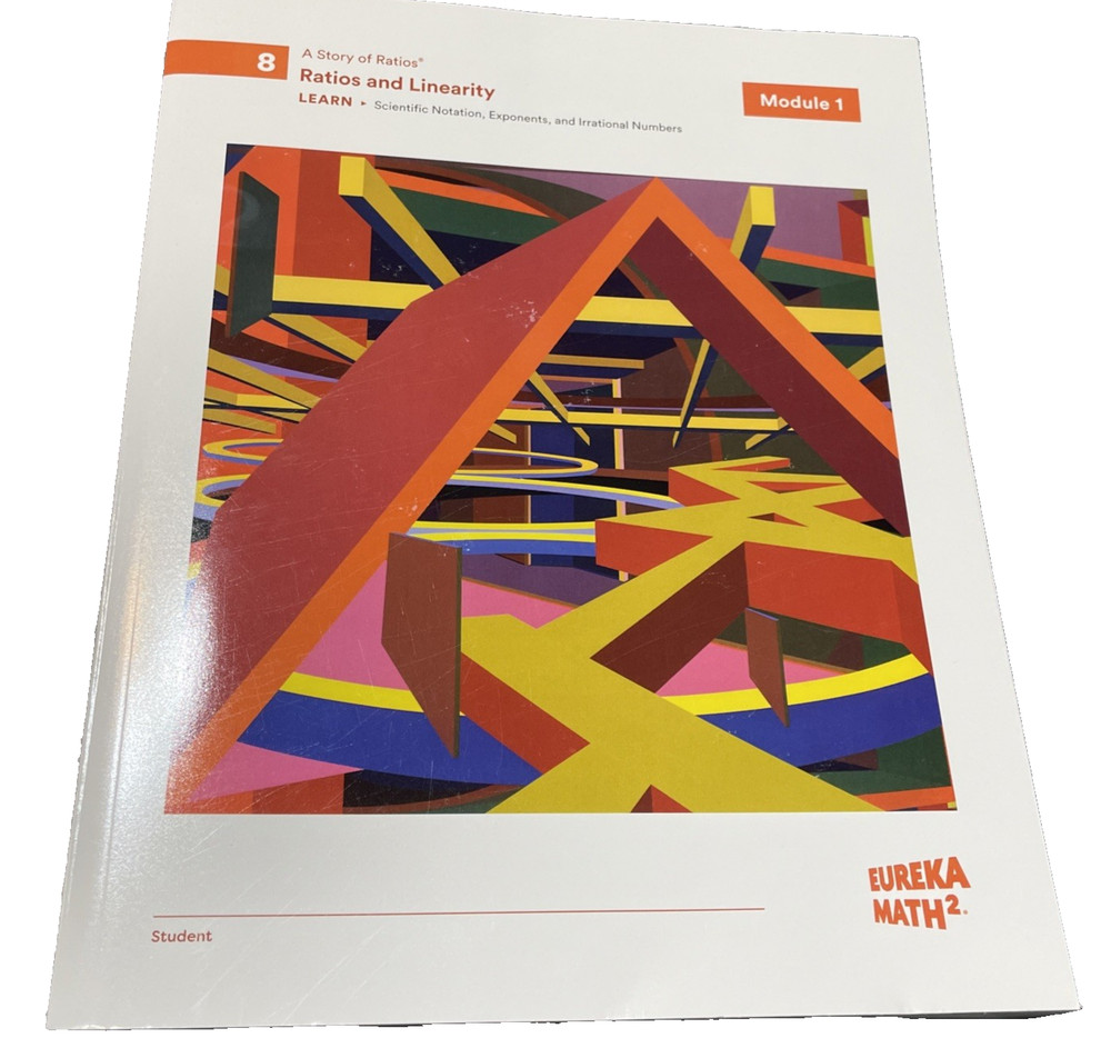 Eureka Math Squared Grade 8 Module 1 LEARN New Student Workbook FREE SHIPPING