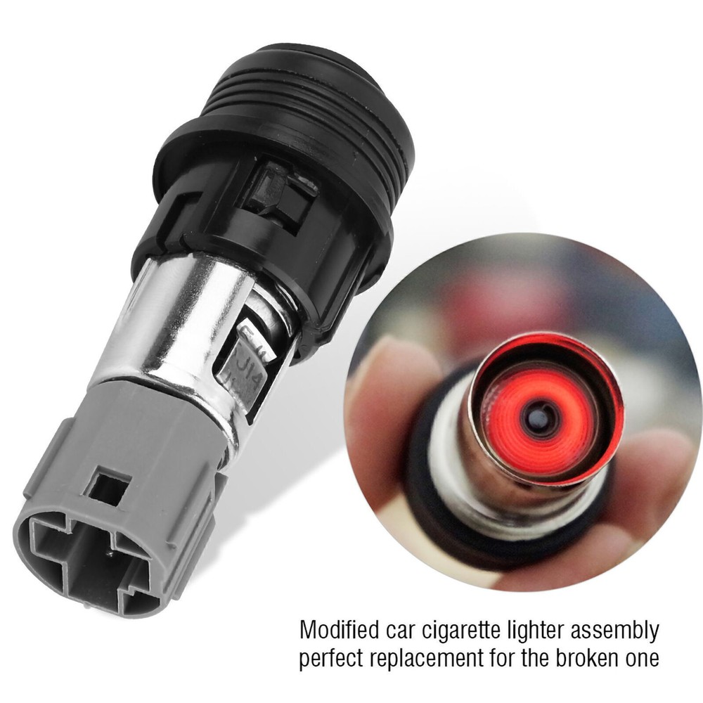 Complete 12V 120W Cigarette Lighter Power Plug Socket Outlet Assembly for Auto