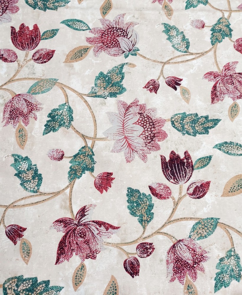 Door Draft Stopper, Cedar Filled, Draft Stopper, Tan, Floral