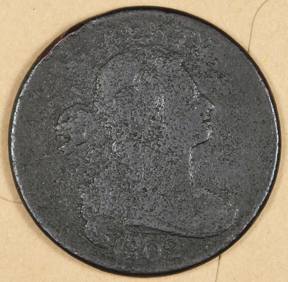 1802 Large Cent.  VG Detail.  190184