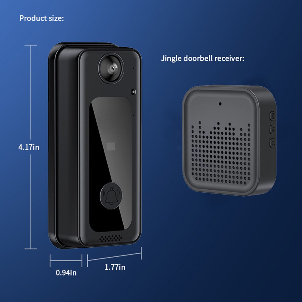 WiFi Smart Wireless Ring Doorbell Security Intercom Video Camera Door Bell Chime