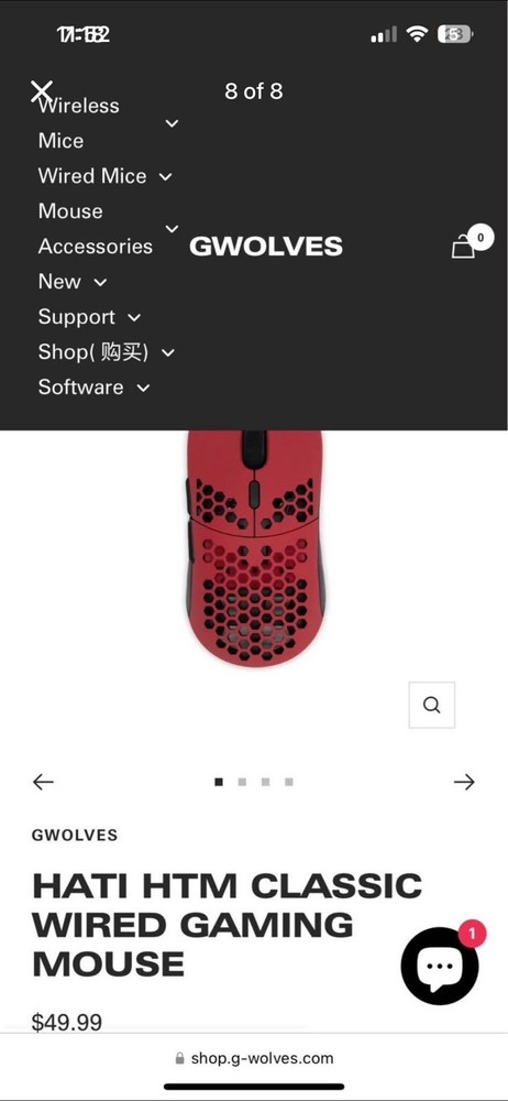 BOYI 60% Wired RGB Mechanical Keyboard & GWOLVES Hati HTM Red Mouse Bundle