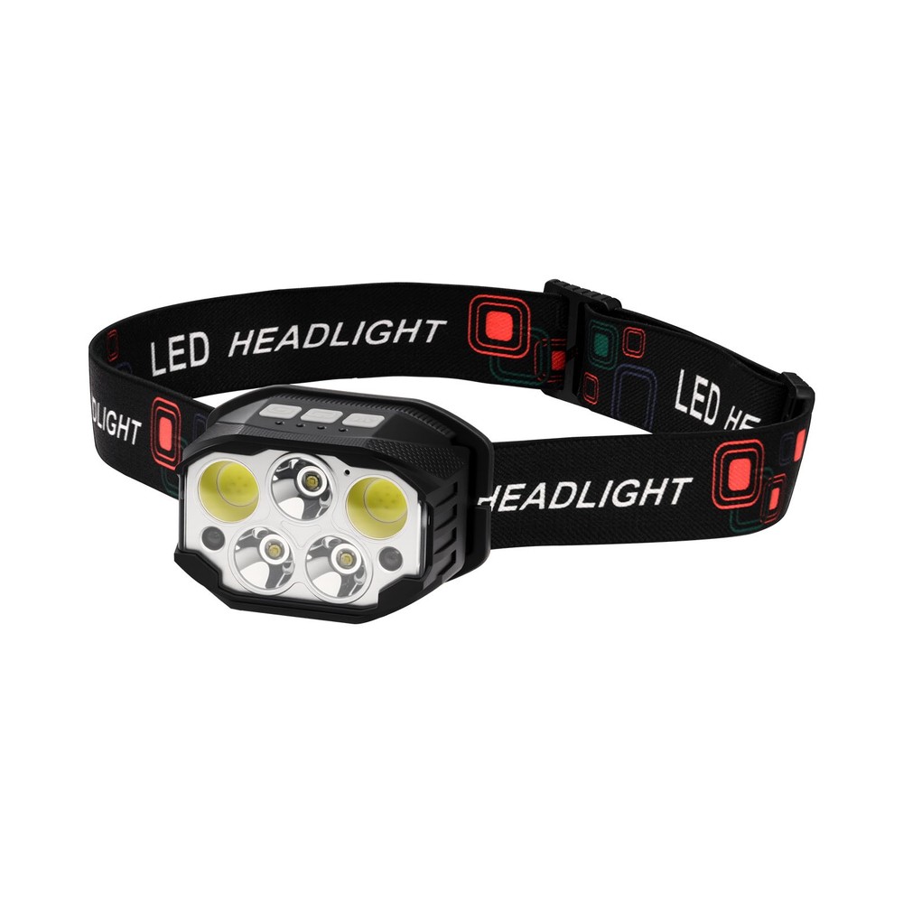 2 Pack Headlamps Lightweight LED Rechargeable Headlight 12 Lighting Modes