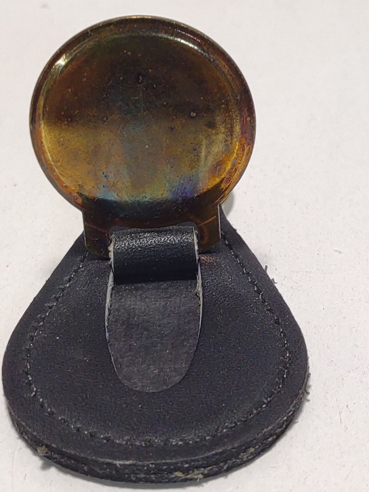 Vintage IBM OS/2 Operating System Logo Leather Keychain Retro Computer