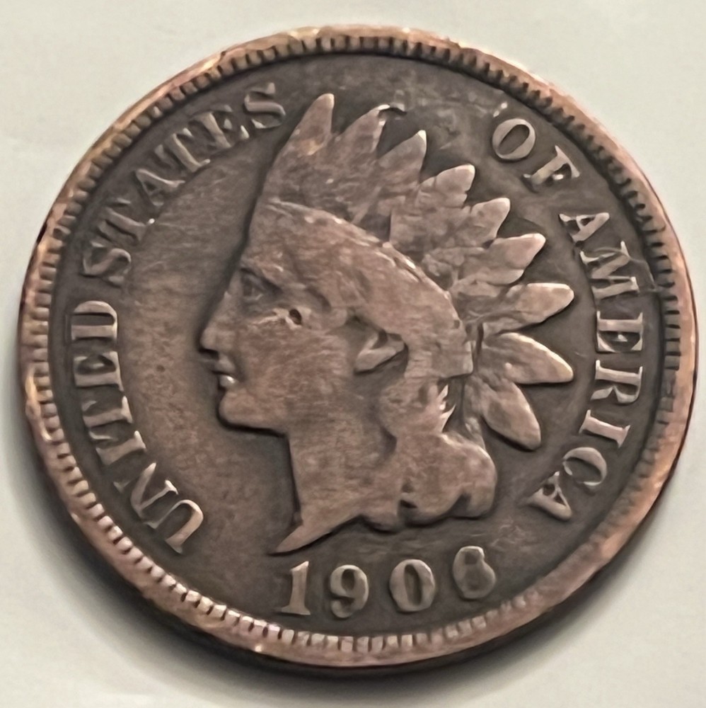 1906 Indian Head Cent VG BN237