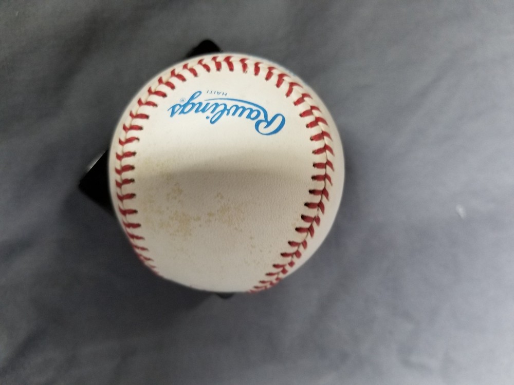 Rollie Fingers Autographed AL Baseball Light Toning