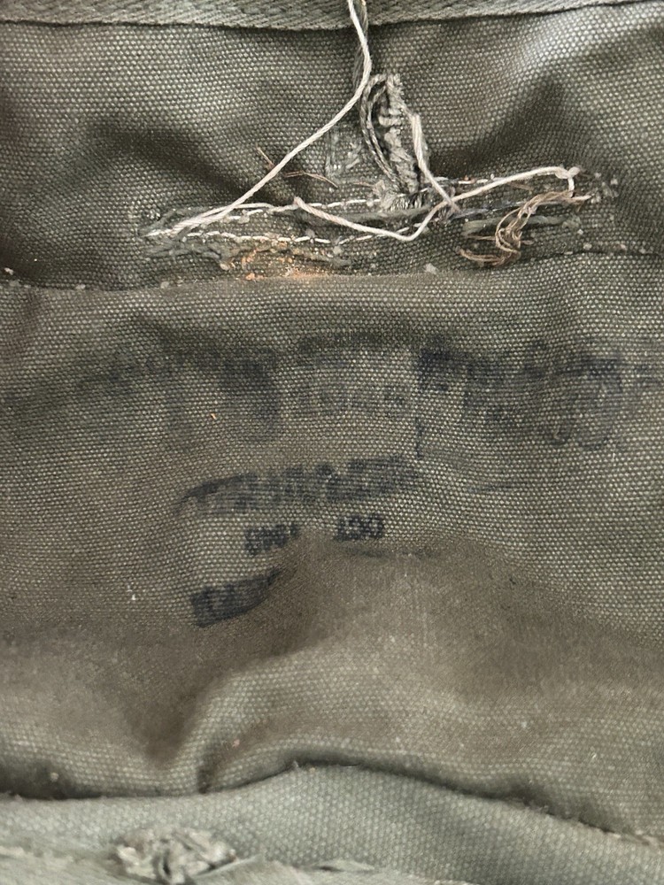 US WW2 Combat Field Upper Pack M1945 Laird Schober 1945 Dated