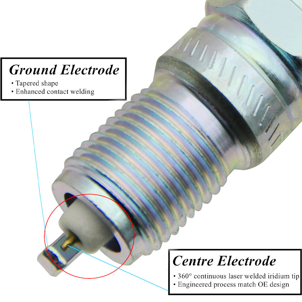 8x Spark Plugs and Wires Set for GMC Chevy Tahoe Hummer 5.3 6.0 V8 9748HH 41-962