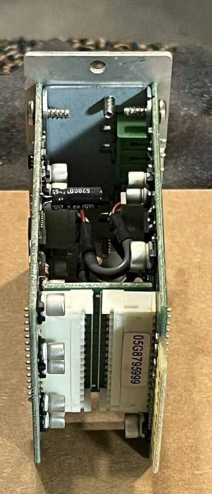 (1) TOA D-001T Dual Mic/Line Input Module. TESTED. FULLY FUNCTIONAL.