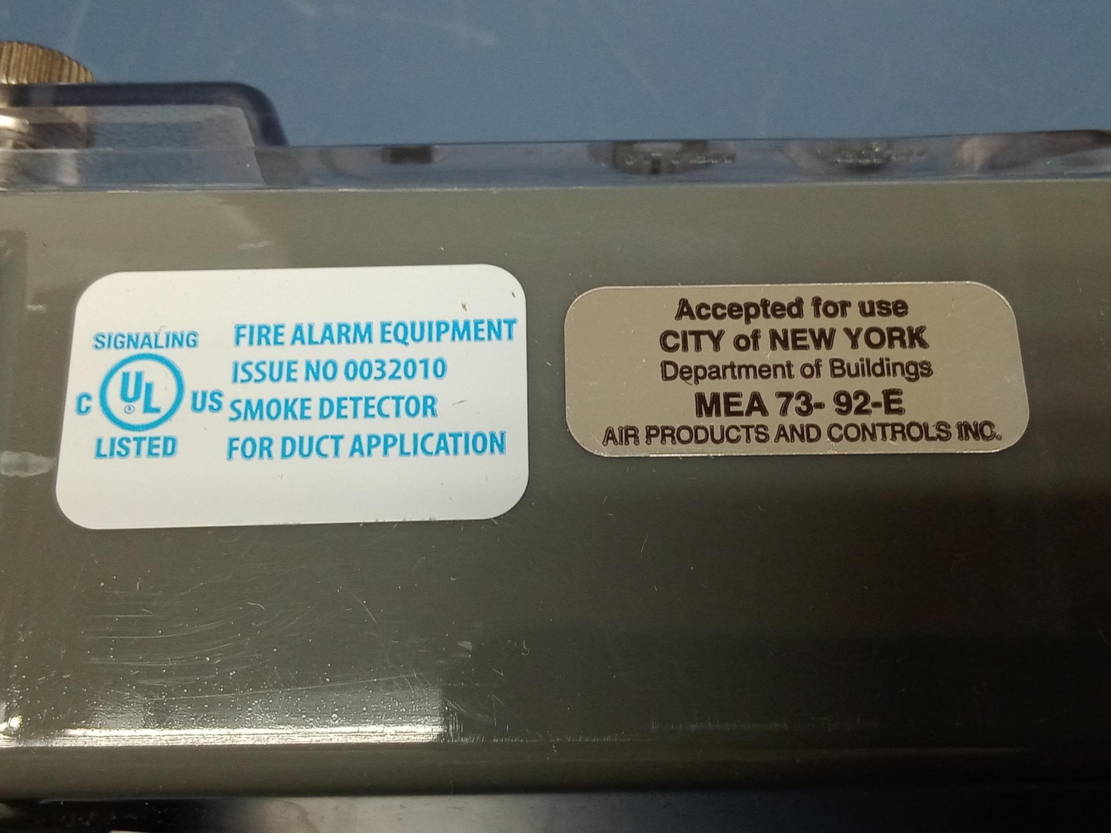 Air Products and Controls SL-2000-P Photoelectric Duct Smoke Detector, 4-Wire