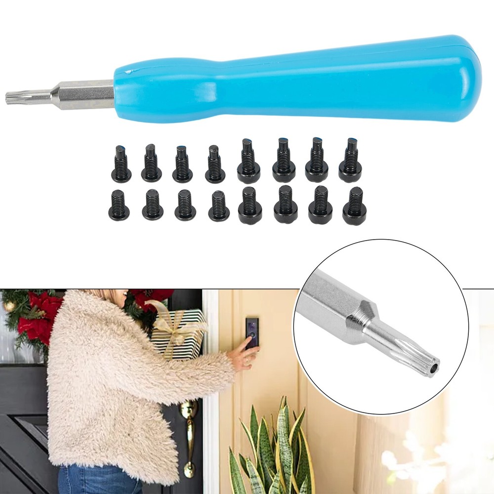 for RING Doorbell Replacement Security Screws & Screwdriver Kit +16 X Screw,