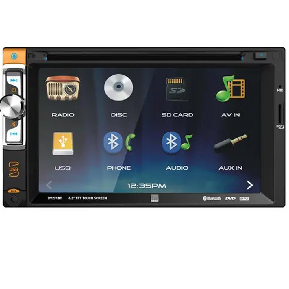 DV271BT CD/DVD Bluetooth AM/FM Radio Car Stereo For 1995-2002 C/K Pickup 1500