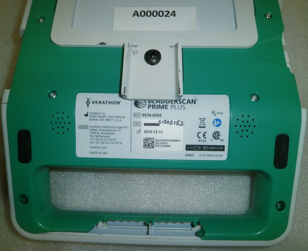 Verathon BladderScan Prime Plus Scanner 0570-0346