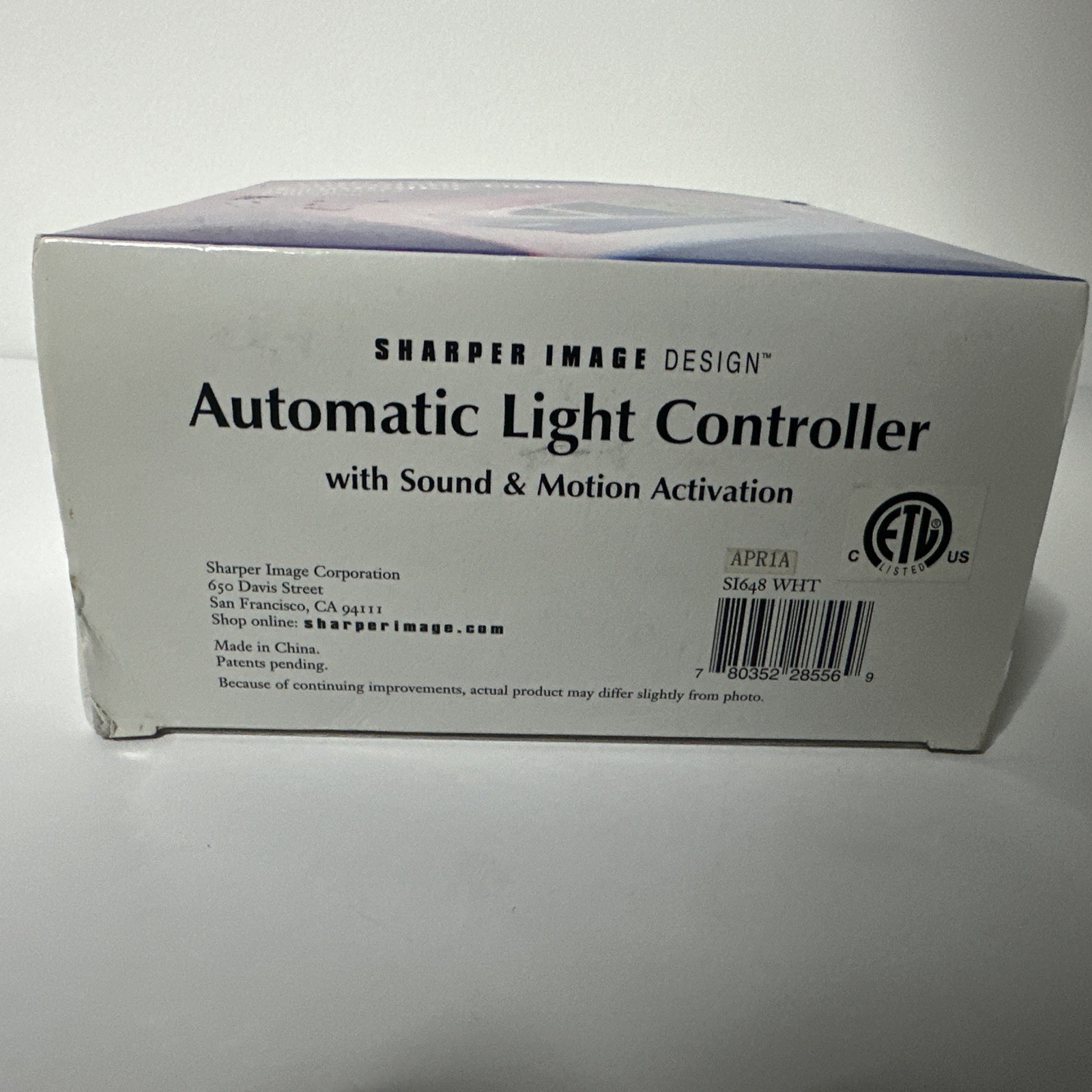 Sharper Image Automatic Light Controller with Motion With Sound Activation