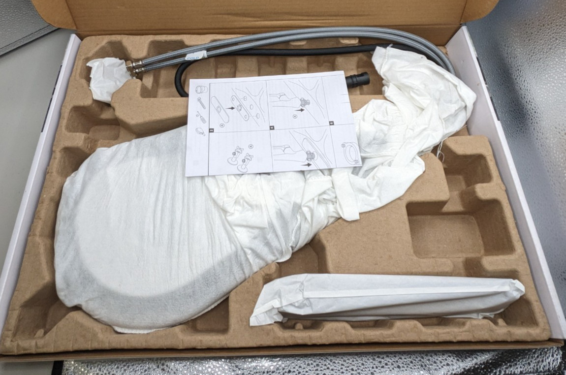 Kohler - Guild - Pull-Down Kitchen Faucet - Matte Black Finish- New Open Box