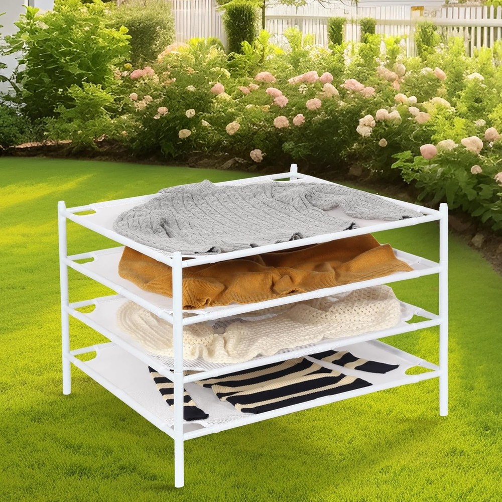 Sweater Drying Rack, Mesh Clothes Drying Rack, Stackable Laundry Drying Rack,...