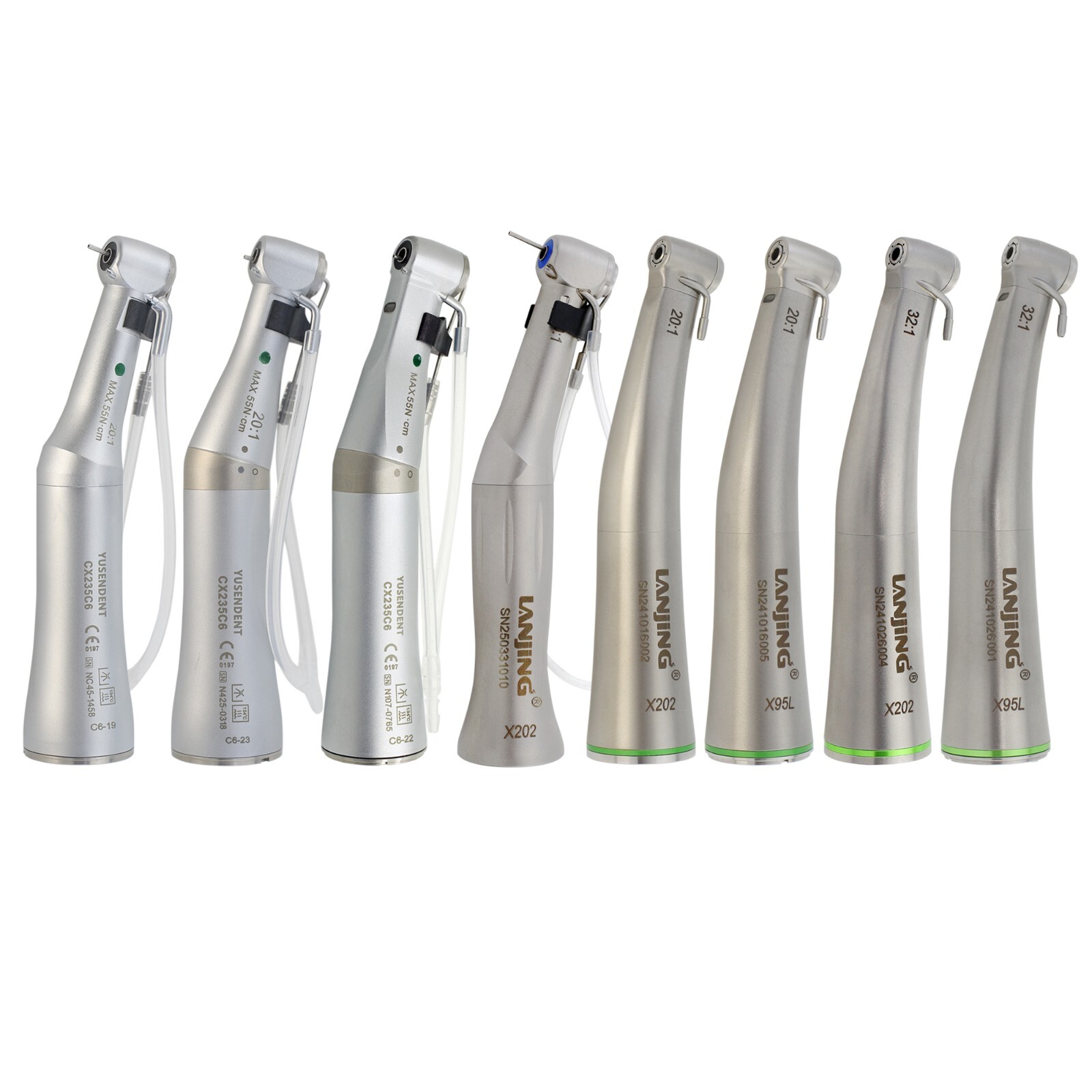 COXO Dental Implant Handpiece 20:1 32:1 Contra Angle Fiber Optic External NSK