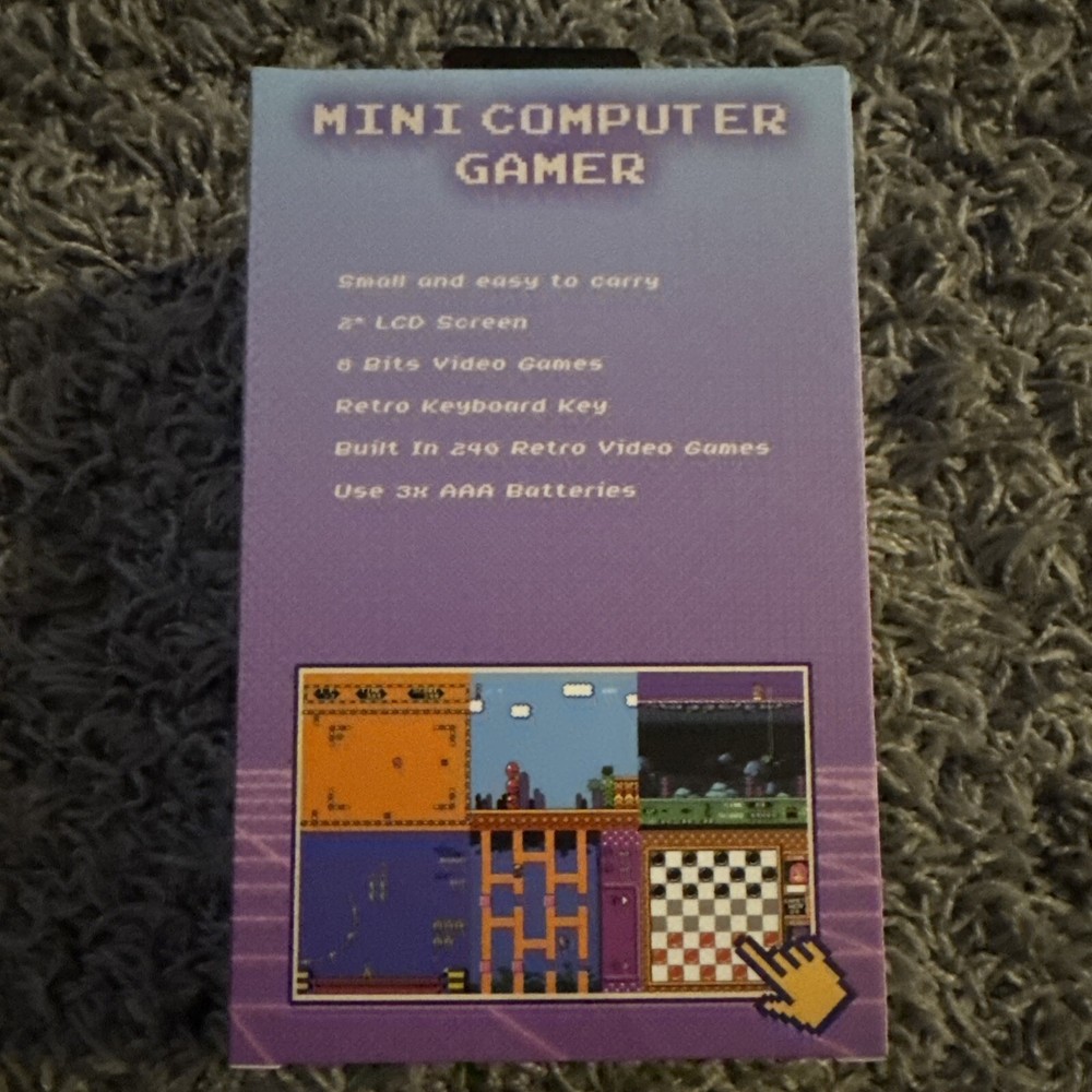 Mini Computer gamer 240 games Built In