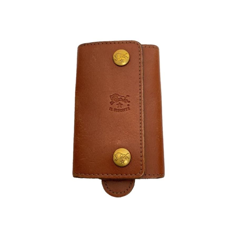 IL BISONTE Key Case Brown Women's