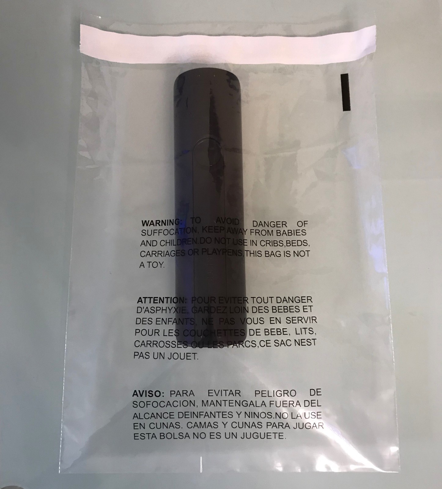 300 11x14 Clear Bags Suffocation Warning Self Seal Bag 1.5 Mil -ST ShipMailers