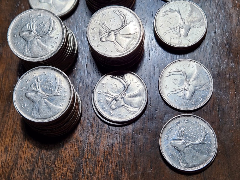 Canada 25 Cent Lot (76) Nice