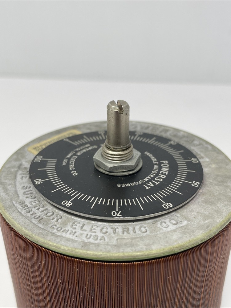 SUPERIOR ELECTRIC POWERSTAT 10B VARIABLE TRANSFORMER 120V INPUT 0-132V 2.25A OUT