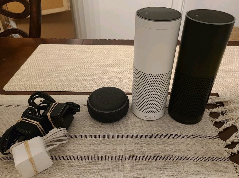 Lot of 3 Assorted Amazon Smart Speakers