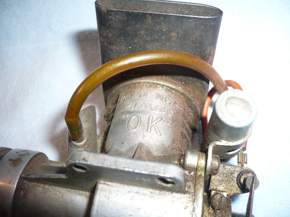 1938 era Herkimer OK Super 60 Model Airplane Engine external points and condense