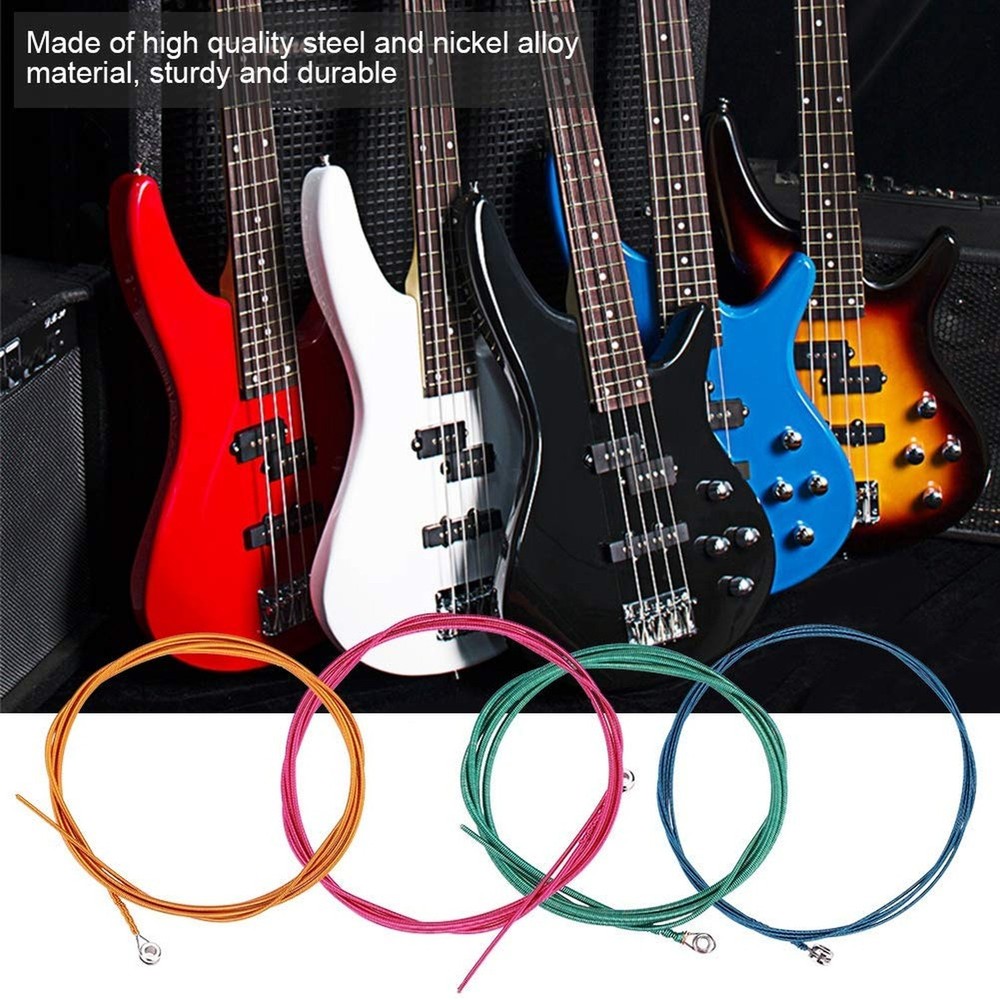 Bass Strings 4-String Bass Strings Electric Bass Strings 4-String Colorful St...
