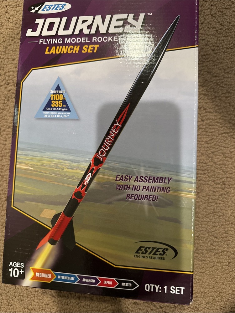 NEW "Journey Rocket Model Kit" with Launch Controller/Launch Pad Beginner Set