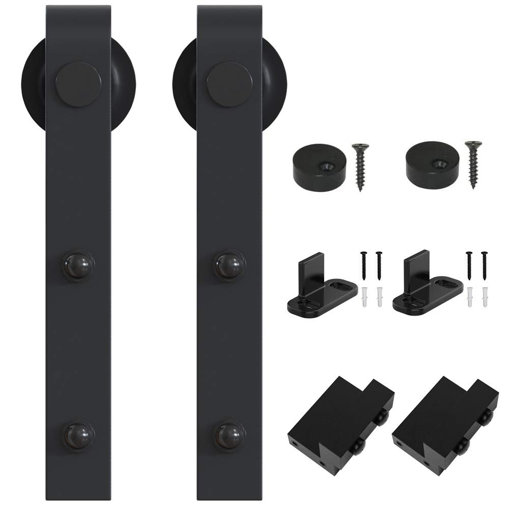 Sliding Barn Door Roller Hardware Kit j Shape Design
