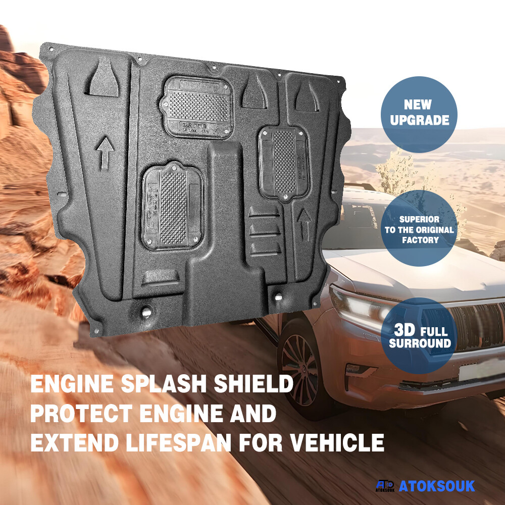 Thick Engine Splash Shield For Lincoln MKX 2016-2018 Front Engine Guard Hard