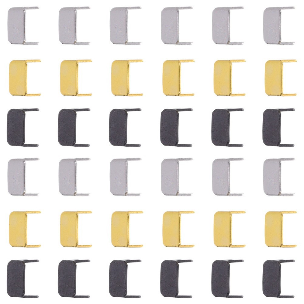 90 Pcs Zipper Insertion Pin Replacement Accessories Bottom Stopper
