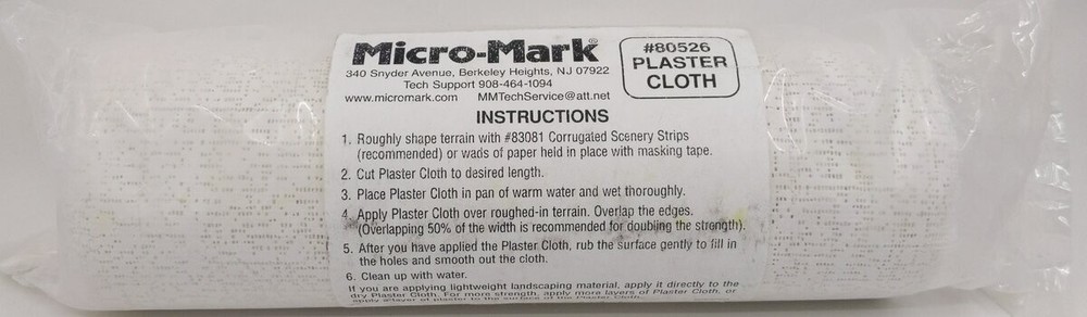 Micro-Mark 80526 Plaster Cloth