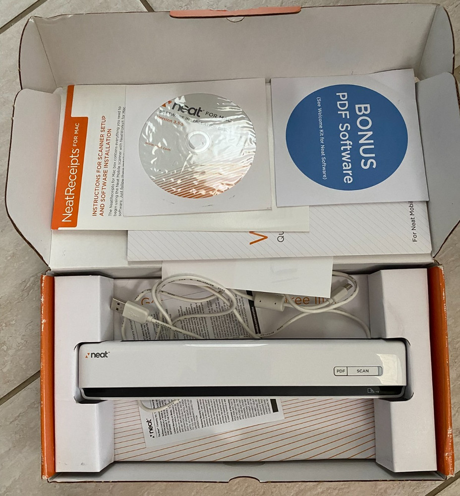 Neat Receipts for Mac Mobile Scanner Digital Filing System