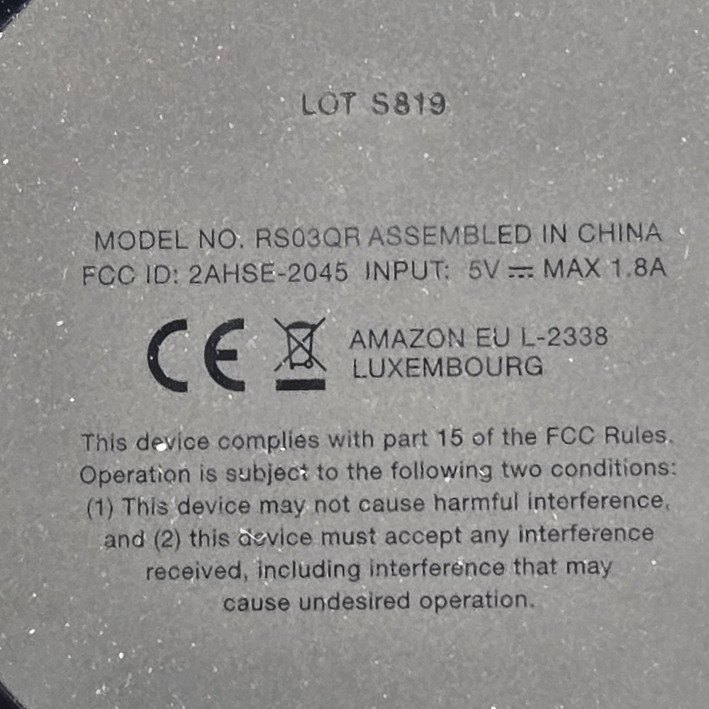 Amazon Alexa Echo Dot (2nd Generation) Smart Speaker RSO3QR - Black