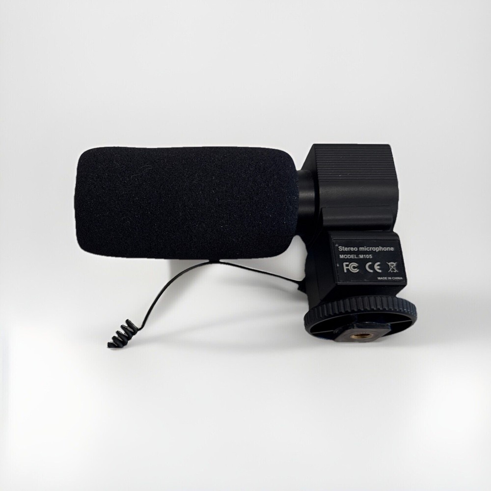 Video Camera Camcorder Stereo Microphone Model M105