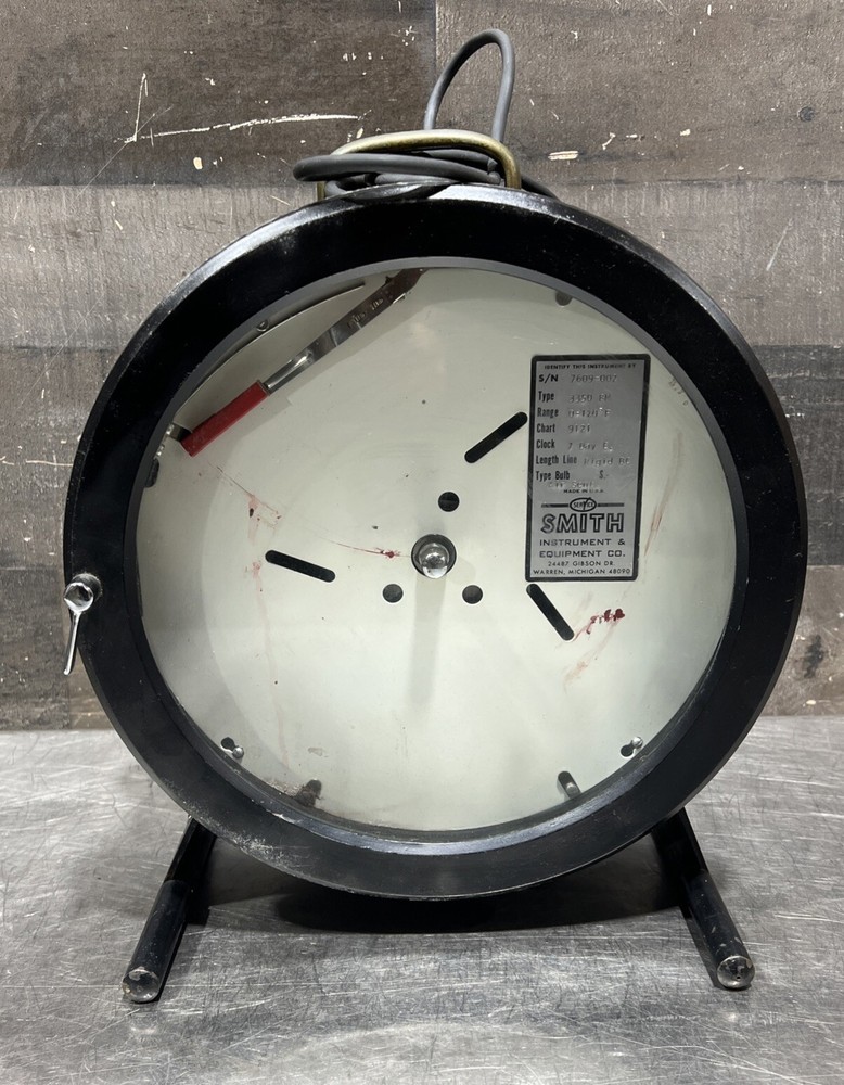 Smith Instrument & Equipment Co Type 3350 BM Chart Recorder Used Surplus