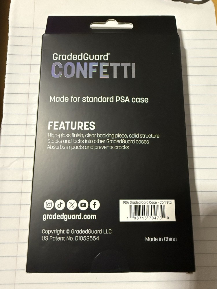 GradedGuard PSA CONFETTI Limited Edition - Unopened