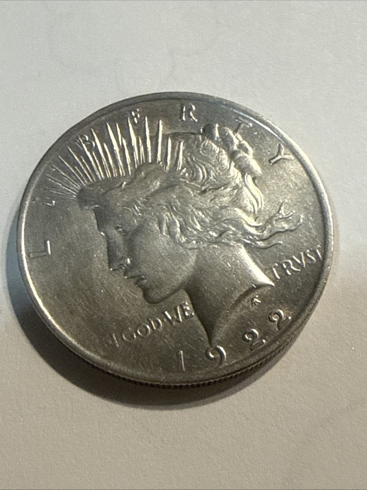 1922- $1 Peace Dollar, 90% Silver