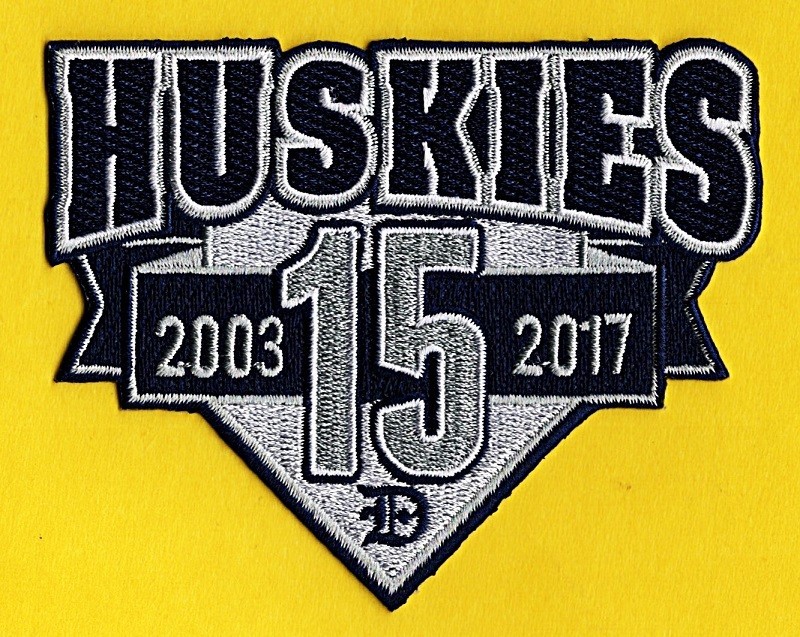 DULUTH HUSKIES MINOR LEAGUE BASEBALL 15th ANNIVERSARY PATCH