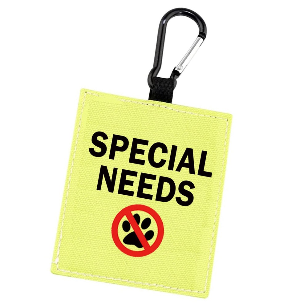 Special Needs Dog Alert Hang Tags Nervous Dog Patch Special Needs -D Patch