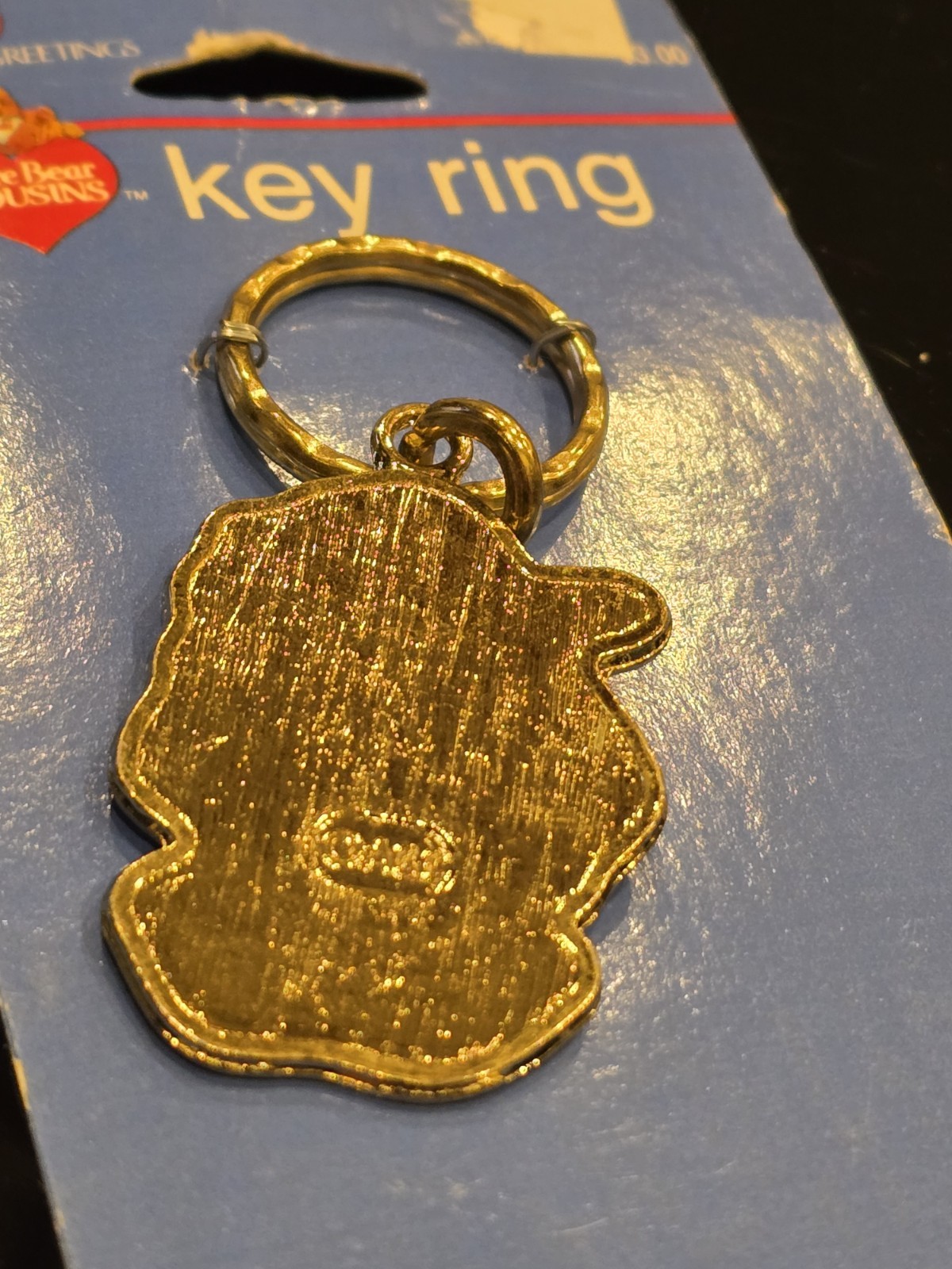 1985 RARE Care Bear Cousin Playful Heart Monkey Keychain Key Ring NEW