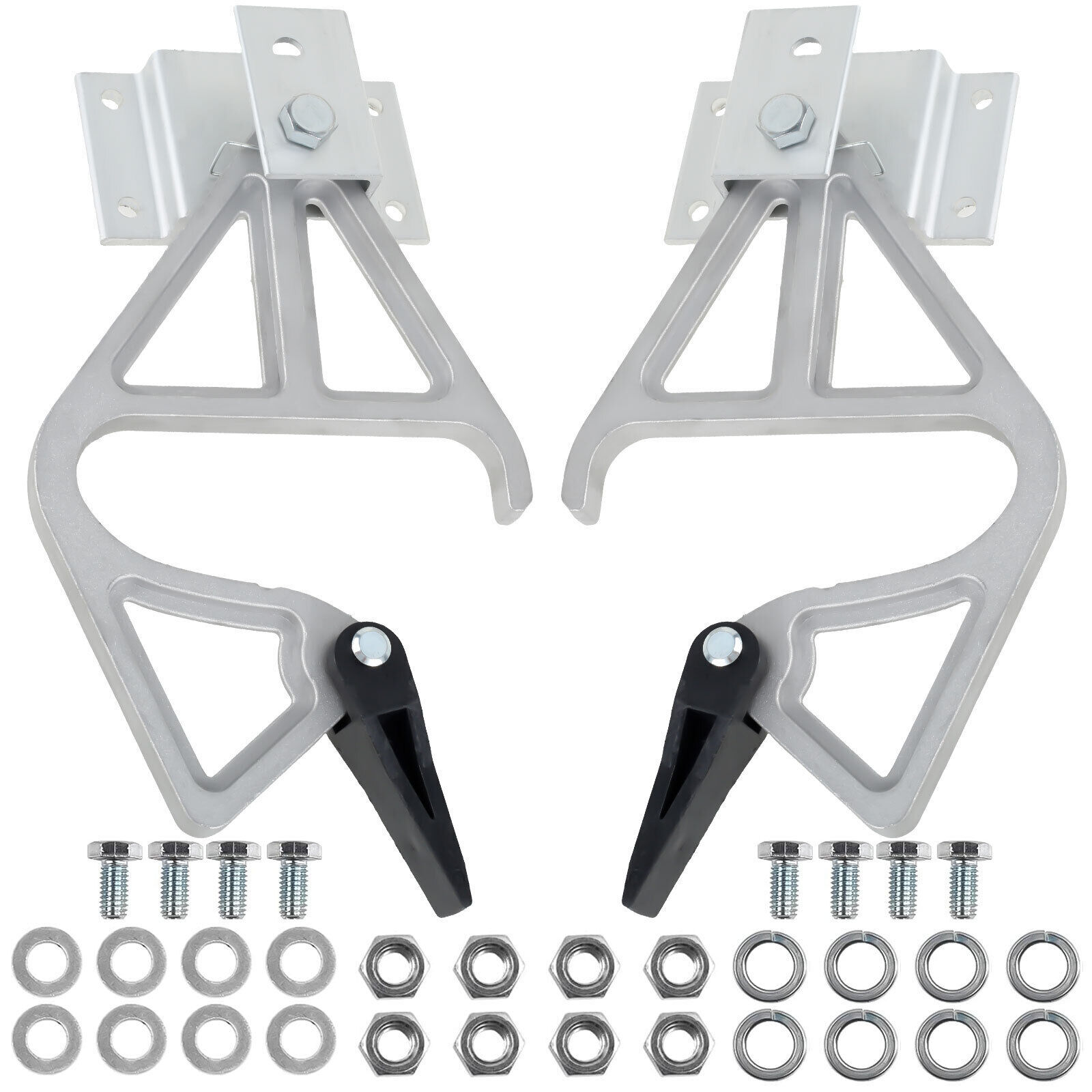 2Pcs Extension Ladder Locks Aluminum Alloy Rung Lock Kit Sturdy Ladder Parts