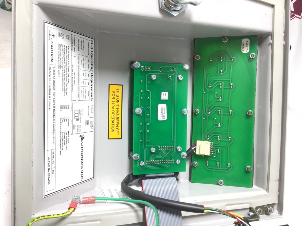 Neutronics Inc Type SCA Multi-Gas Analyzer Serial No 550 for 110V Operation