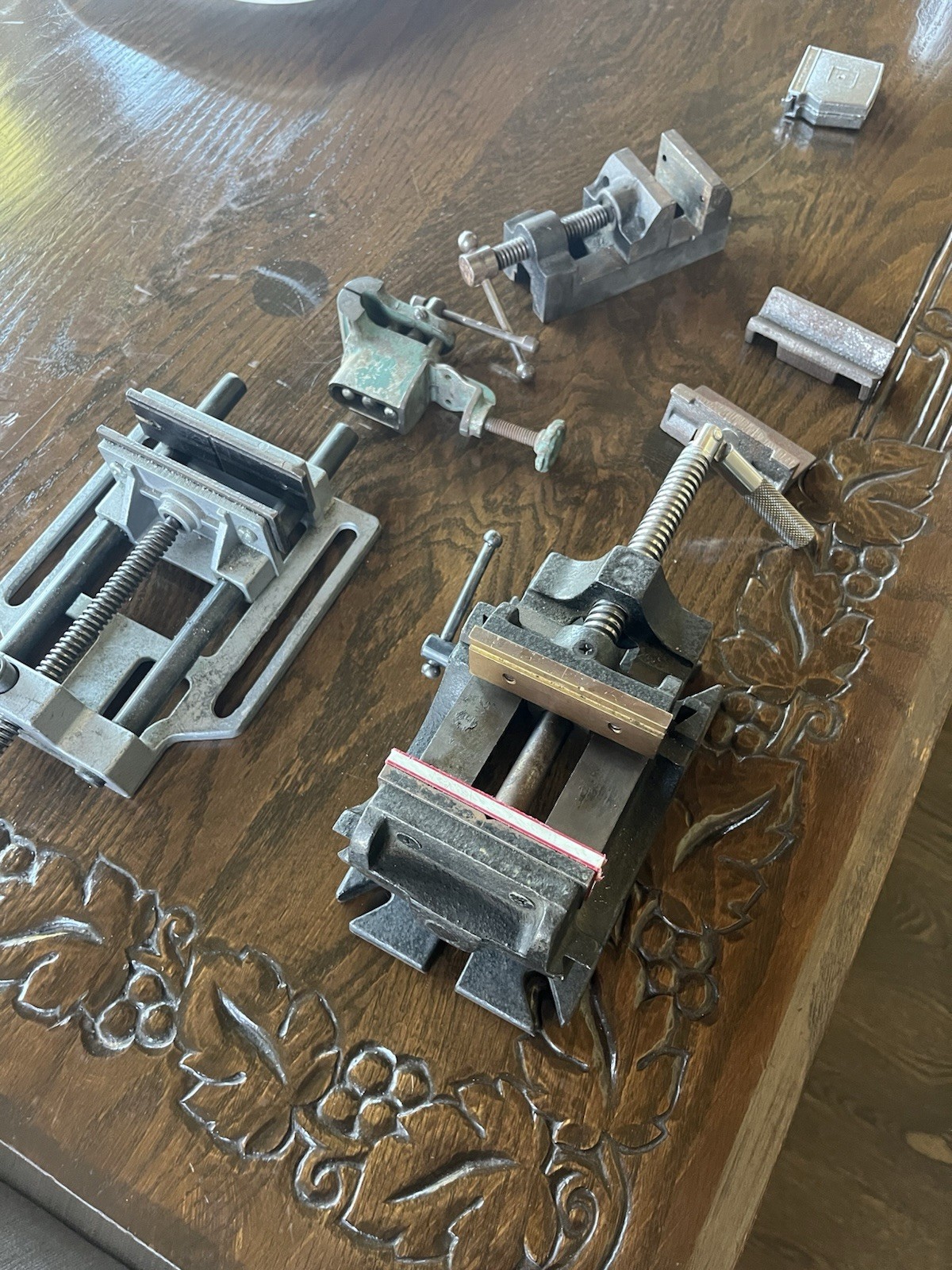 Machinist Vise Lot Tools Bits Yankee 992 USA Lathe