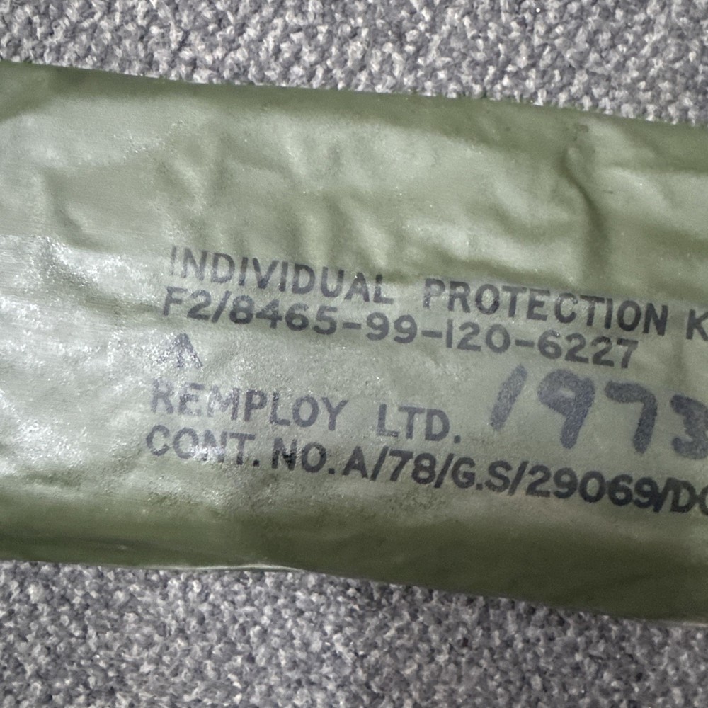 British Forces,individual protection kit MOD 1973