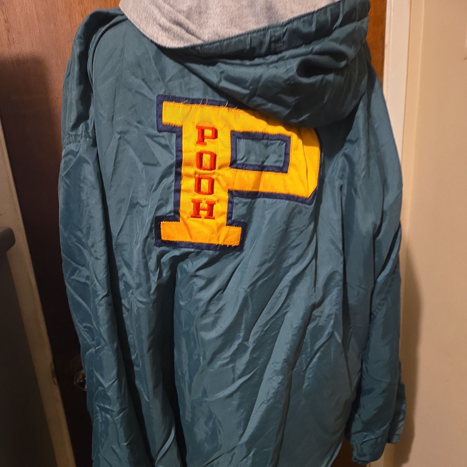 Vintage 90s Disney Store Winnie the Pooh Nylon Windbreaker Jacket Size X Large